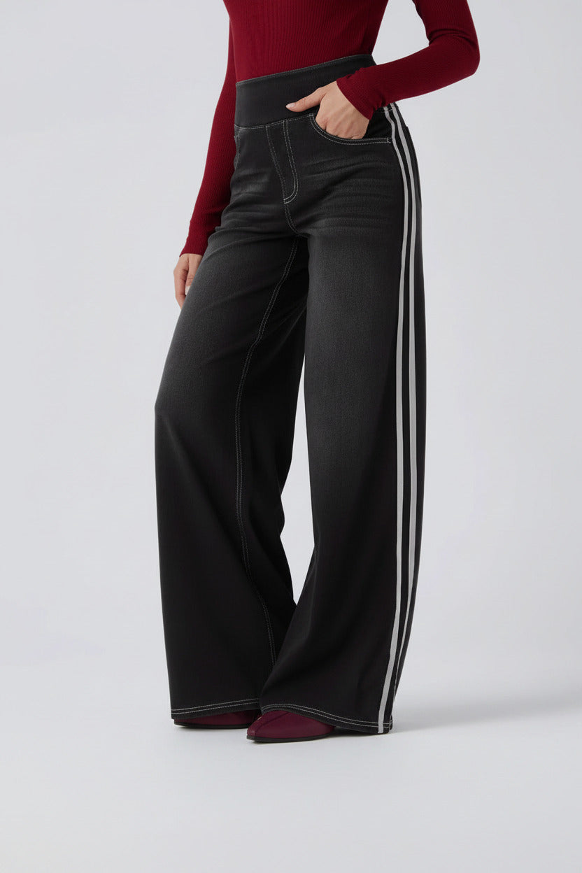 Striped jeans