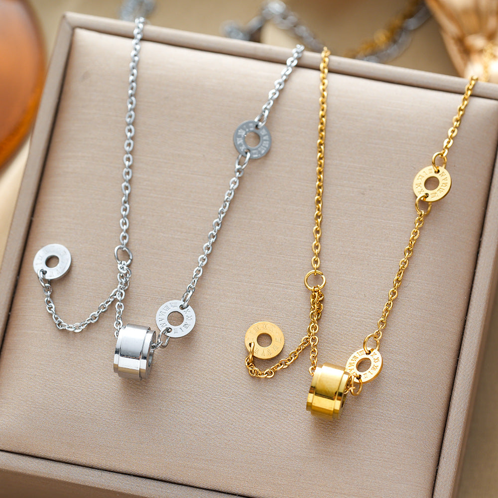 All-titanium steel necklace