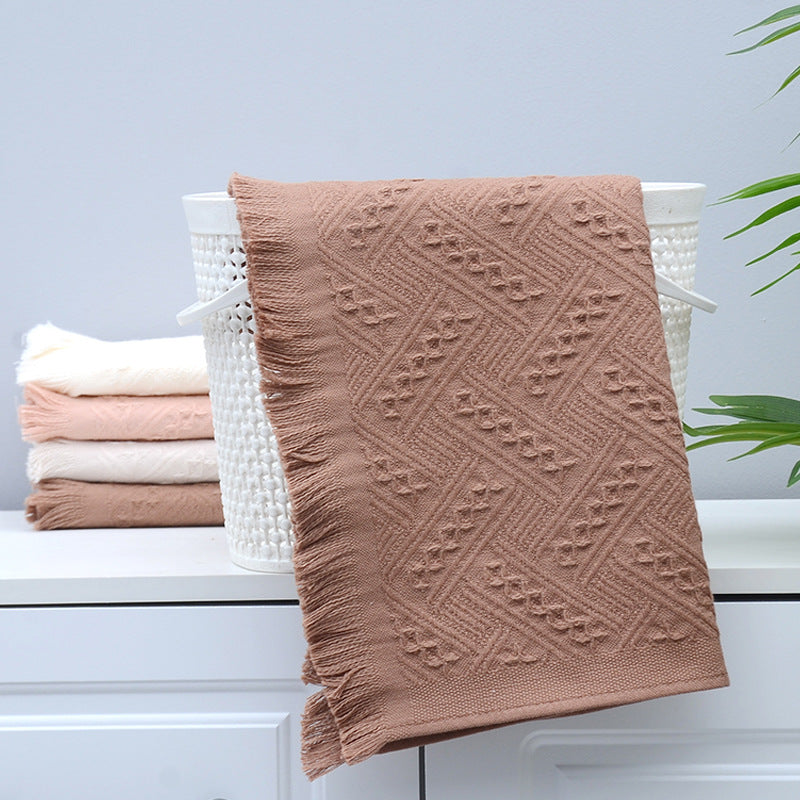 Decorative Cotton Tassel Towel