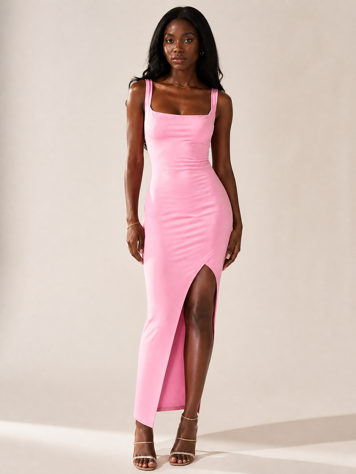 Vena Silhouette Suspender Dress