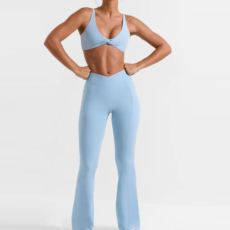 High-Waist Flared Sportswear Se