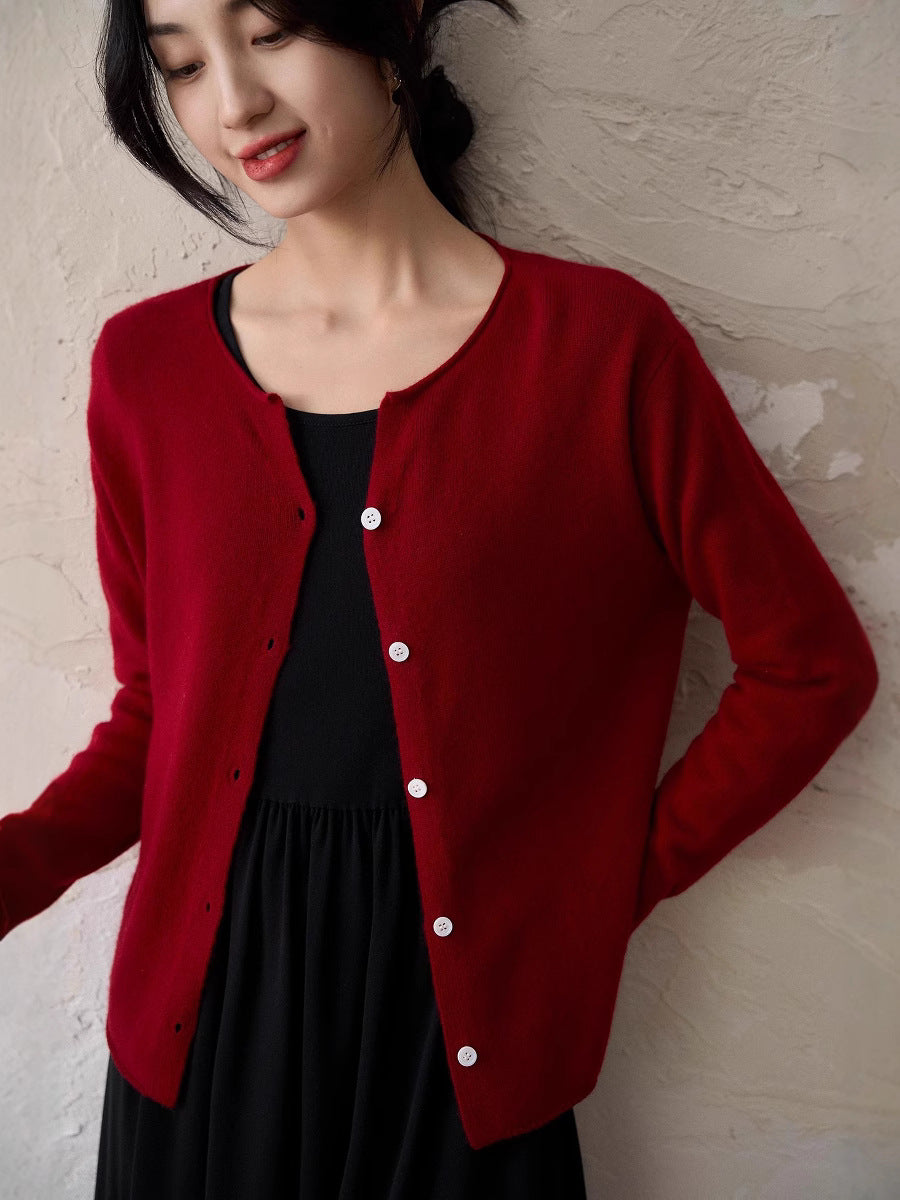 Knit cardigan