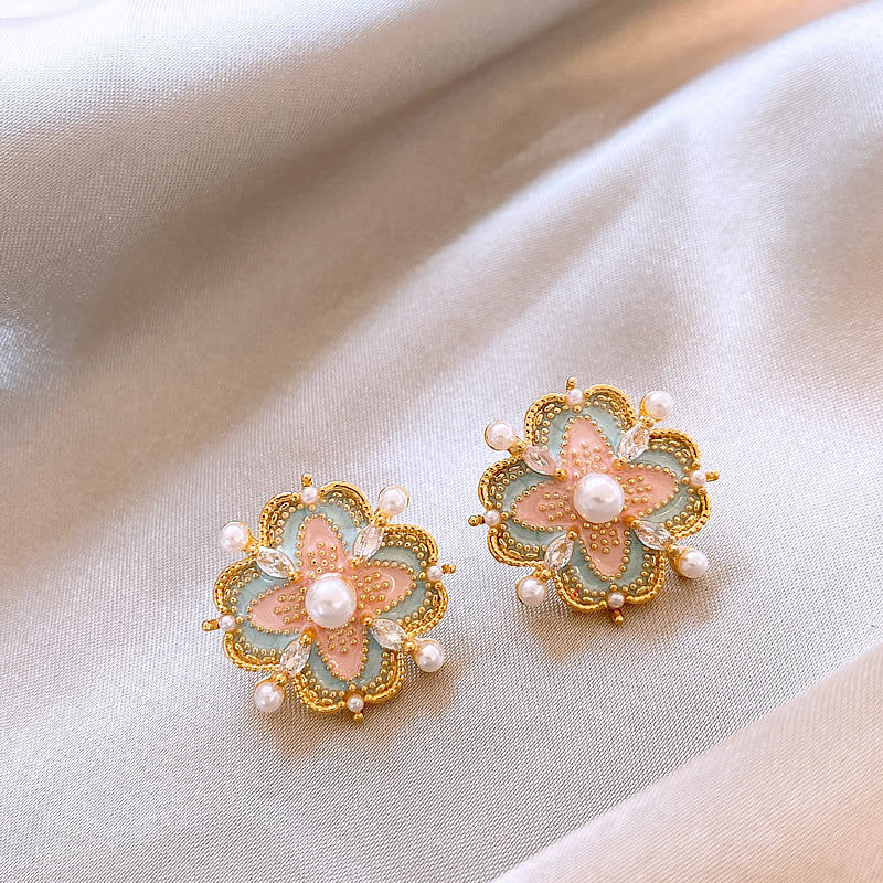 Chromara Enamel Copper Earrings