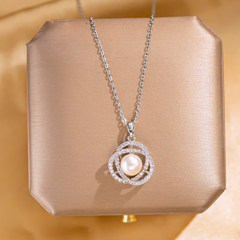 Butterfly Pendant Titanium Steel Necklace