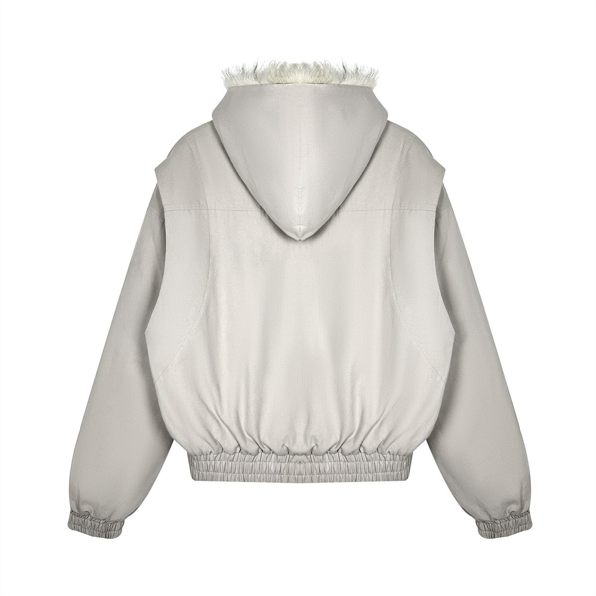 Cotton Padded Faux Fur Hooded Jacket - Urban Winter Essential