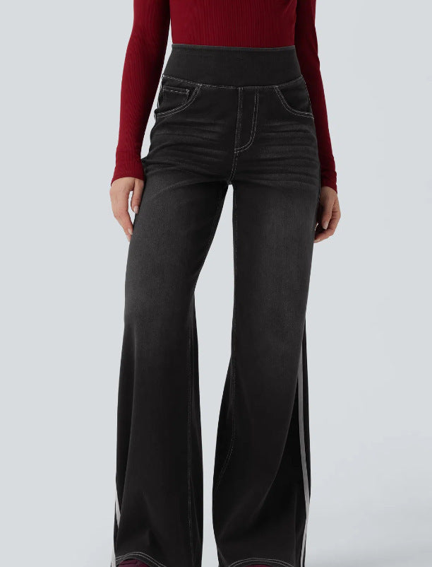 Striped jeans