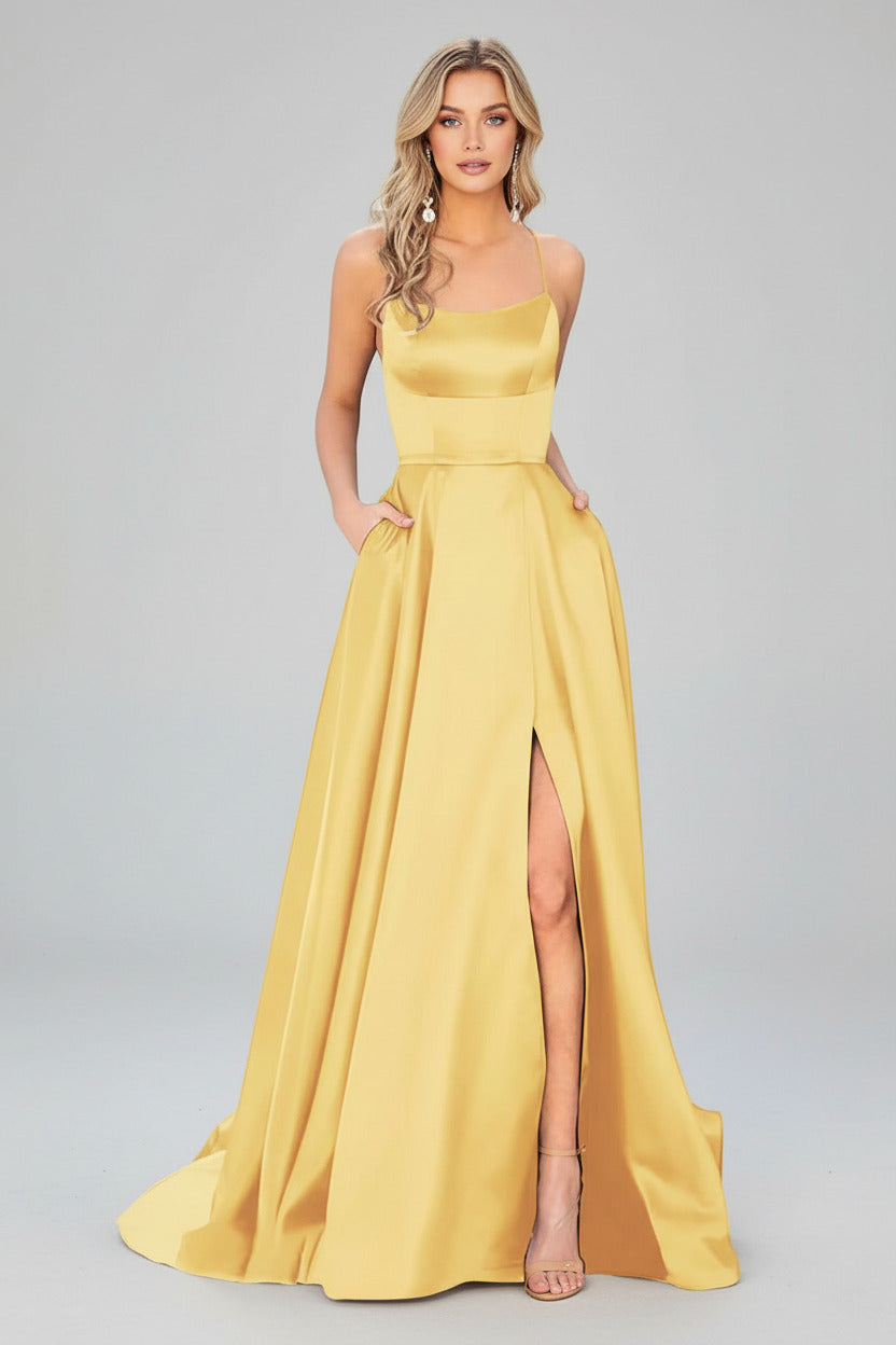 Luma Satin Bridesmaid Dress