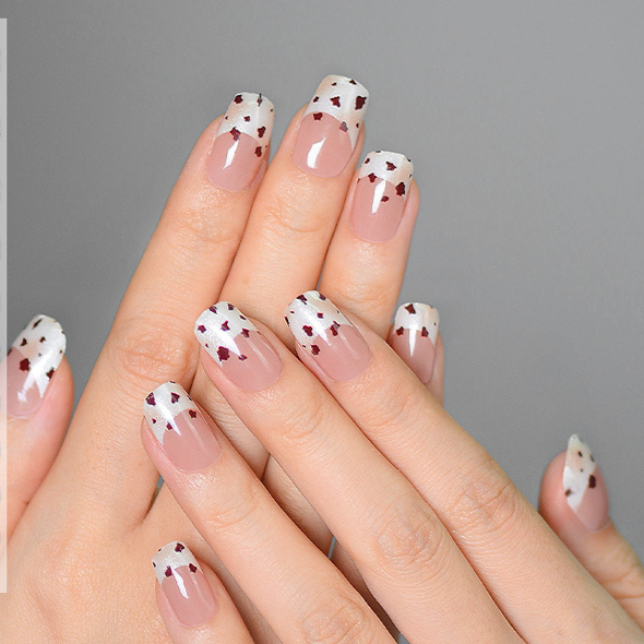 Semi-Cured UV Gel Nail Stickers with Various Designs
