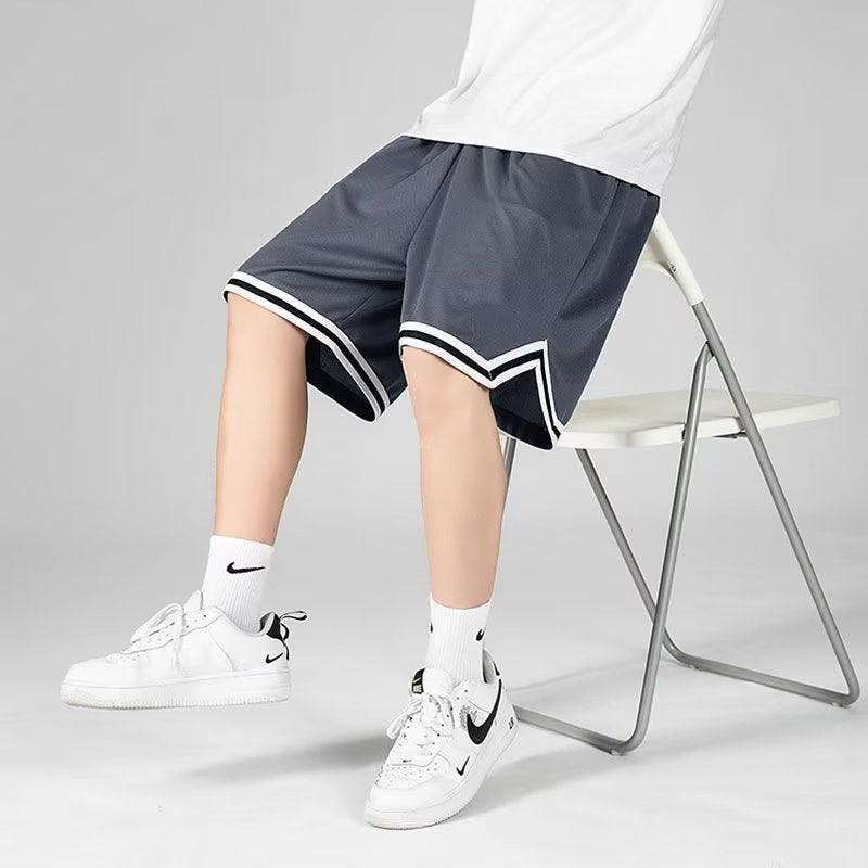 Mens Basketball Shorts Loose Fit Quick Dry - Lightweight Mesh