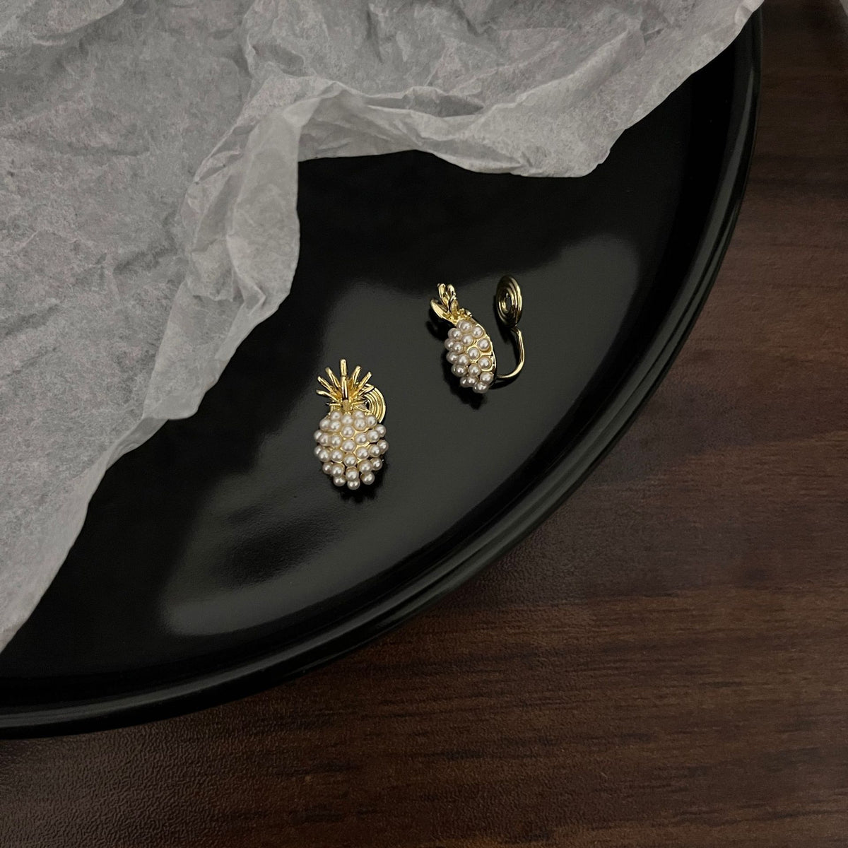 Aurielle Clip-On Pearl Earrings