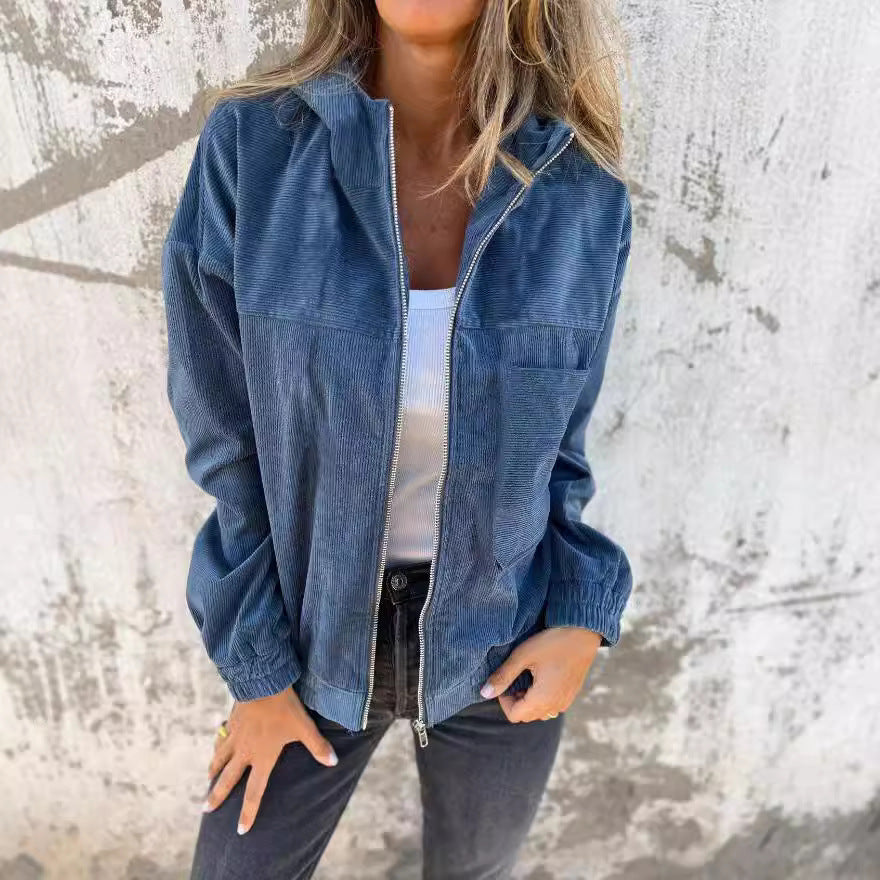 New Solid-Colored Women's Jacket