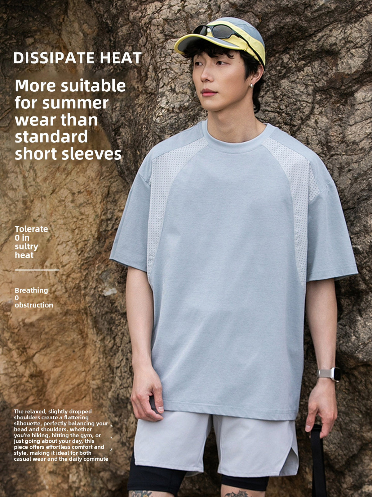 Mesh Breathable Quick-Dry T-Shirt