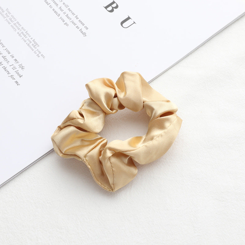 French-style pig intestine silk hair band