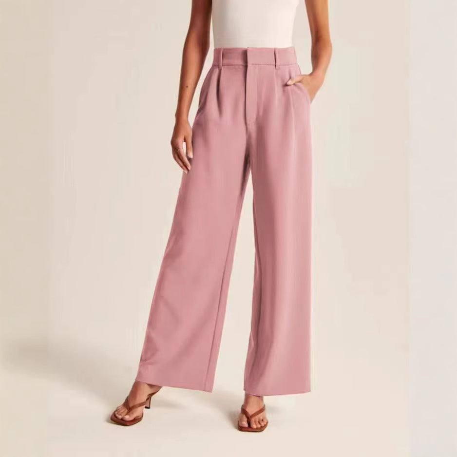 High Waist Wide Leg Pants