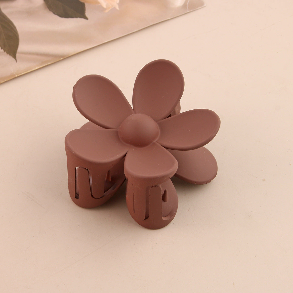 Fashion Flower Hair Clip ABS Grip Claw Clip for Women