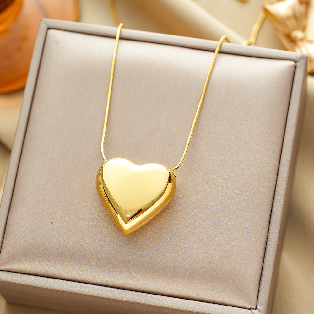 All-titanium steel necklace