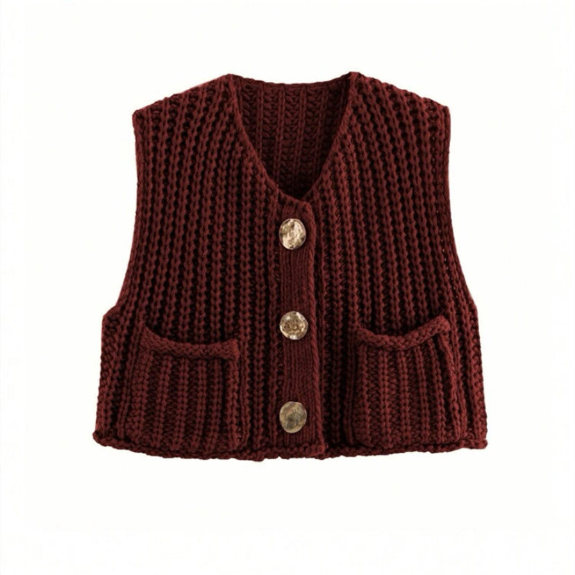 Knitted vest