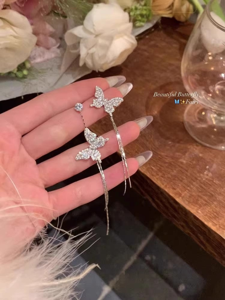 Lirio Charm Bow & Butterfly Earrings