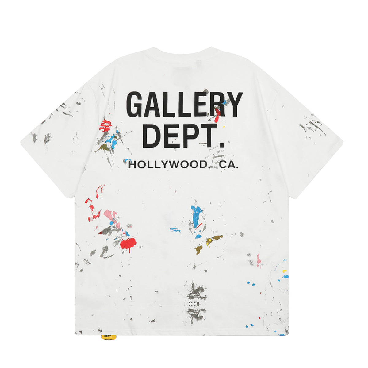 GALLERY DEPT 25SS Unisex Cotton T-Shirt with Graffiti Ink Design