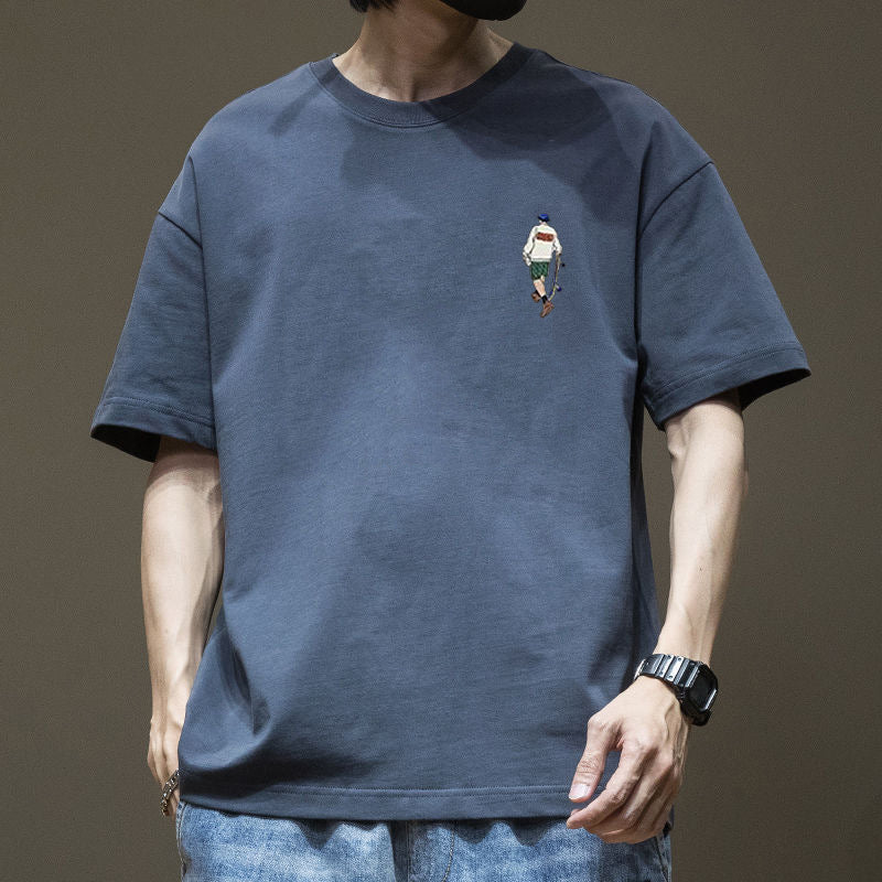 Skater's Cotton T-Shirt - Premium 200g Heavyweight Cotton