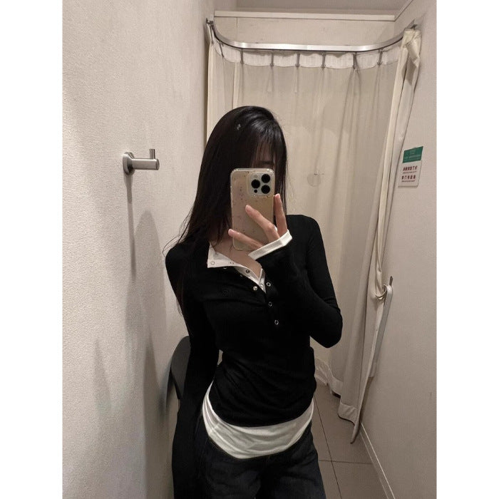 Womens Slim Fit Long Sleeve T-Shirt