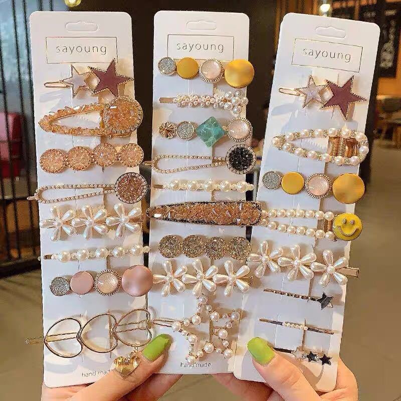 Starfish eight-piece hairpin