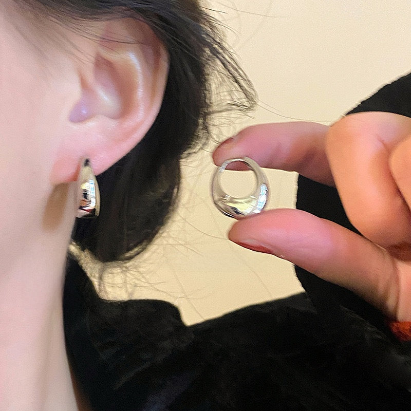 Lustre Bloom Silver Pearl Earrings