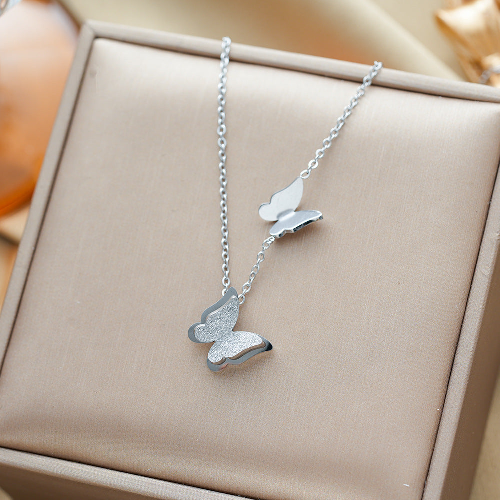 All-titanium steel necklace