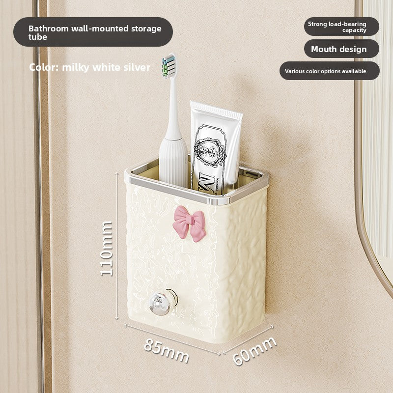 Wall Mounted Bathroom Organizer Storage Rack