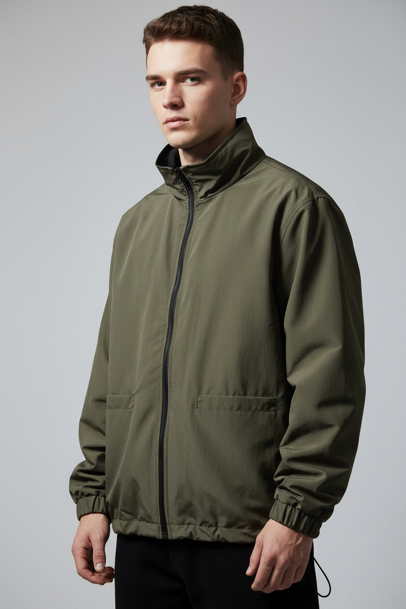 Reversible Stand Collar Jacket