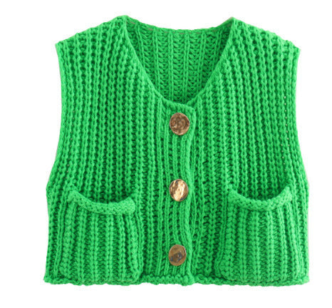 Knitted vest