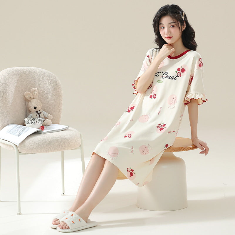 Womens Cotton Nightgown