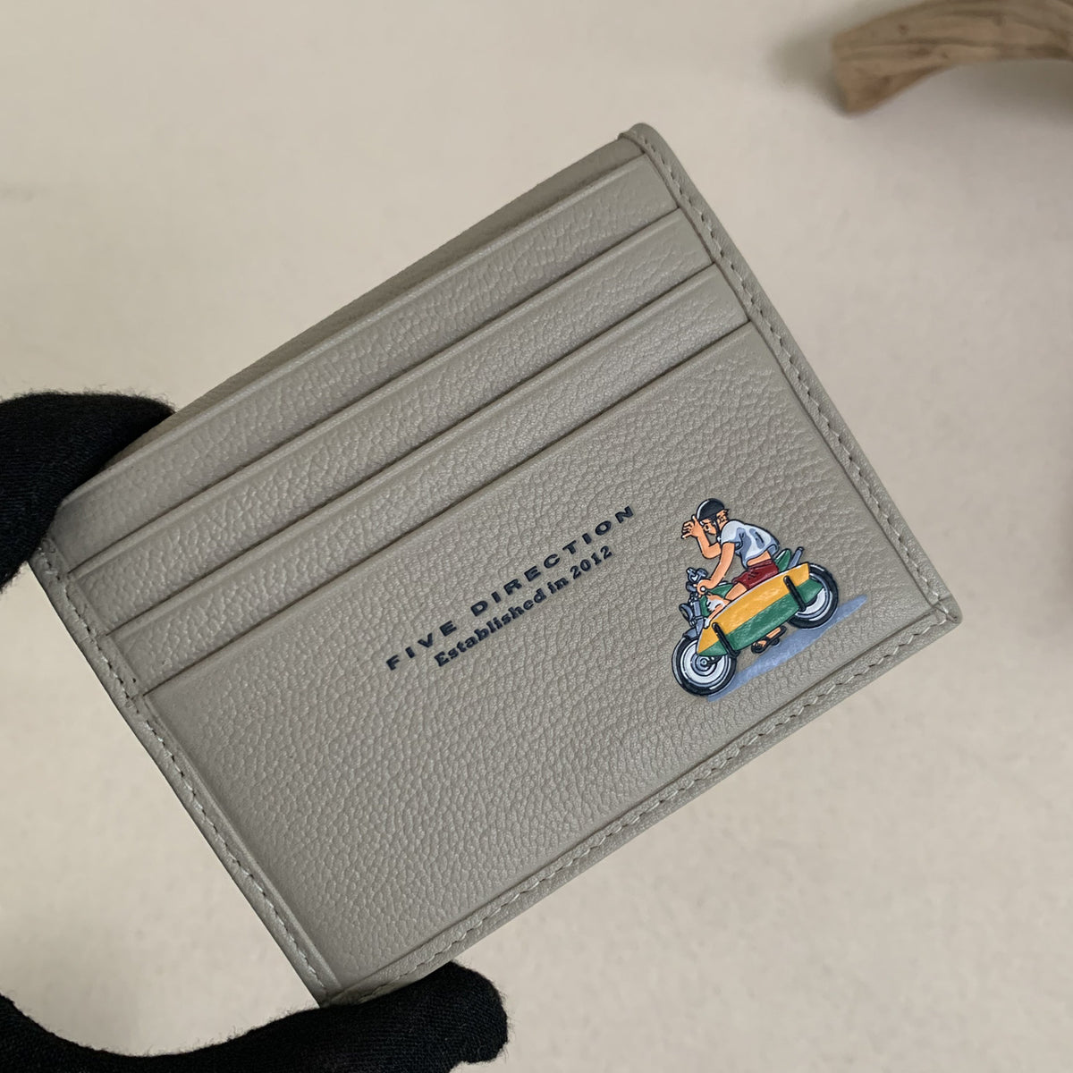 5 Direction Leather Card Holder