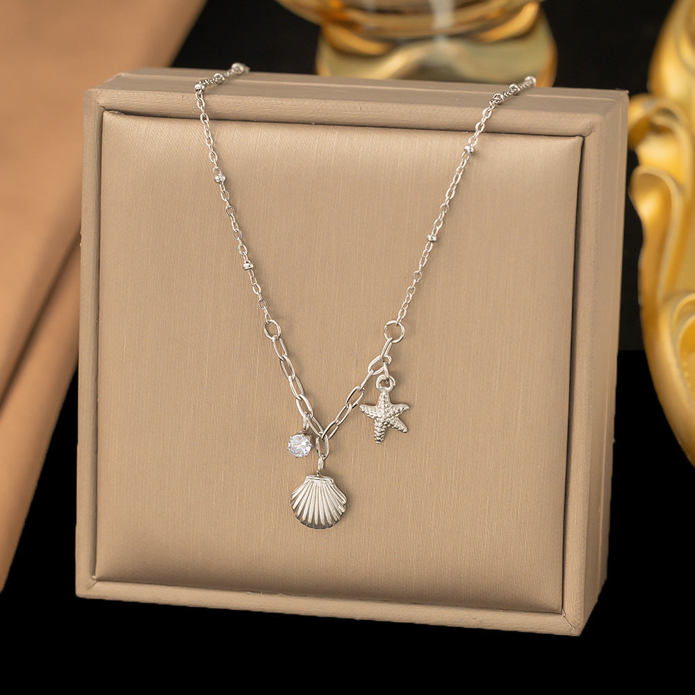 Titanium steel necklace