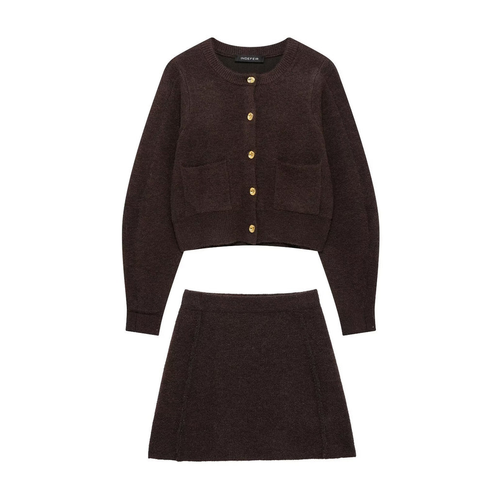 Womens Knit Suit
