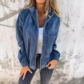 Velora Corduroy Zip-Up Jacket
