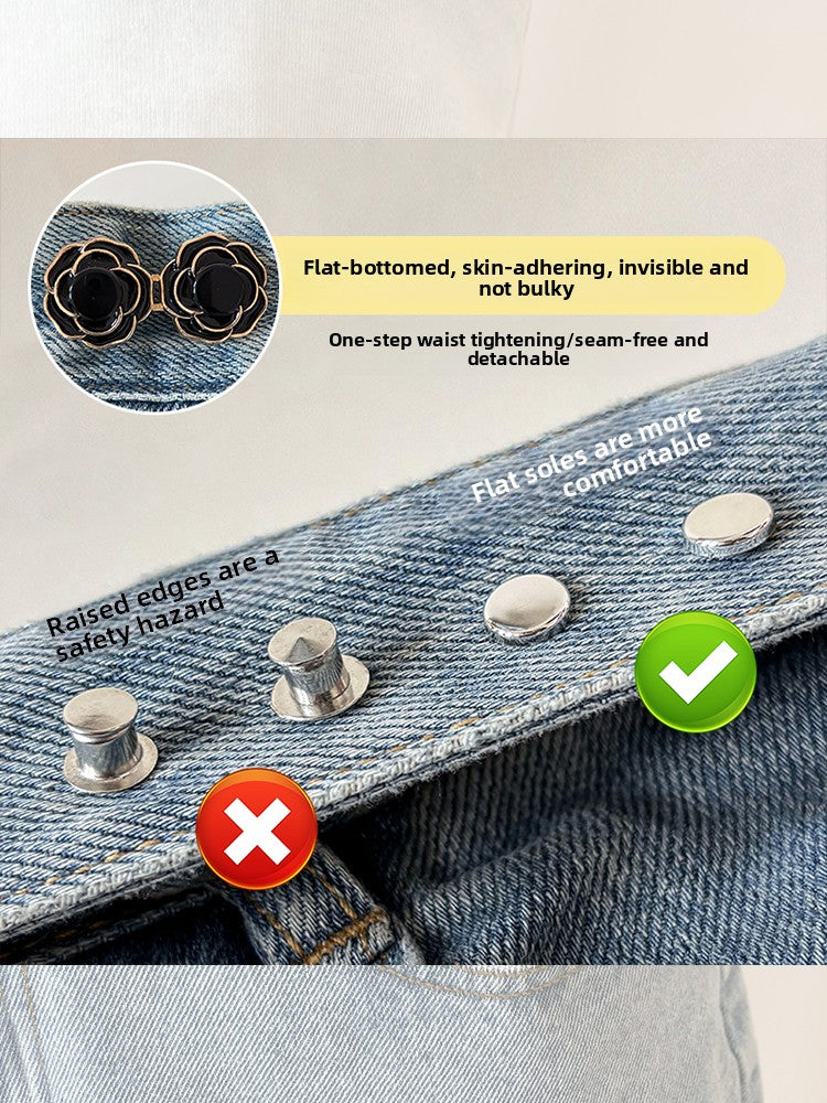 Elastic Waistband Adjuster Buckle for Pants
