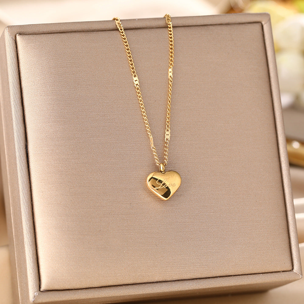 All-titanium steel necklace
