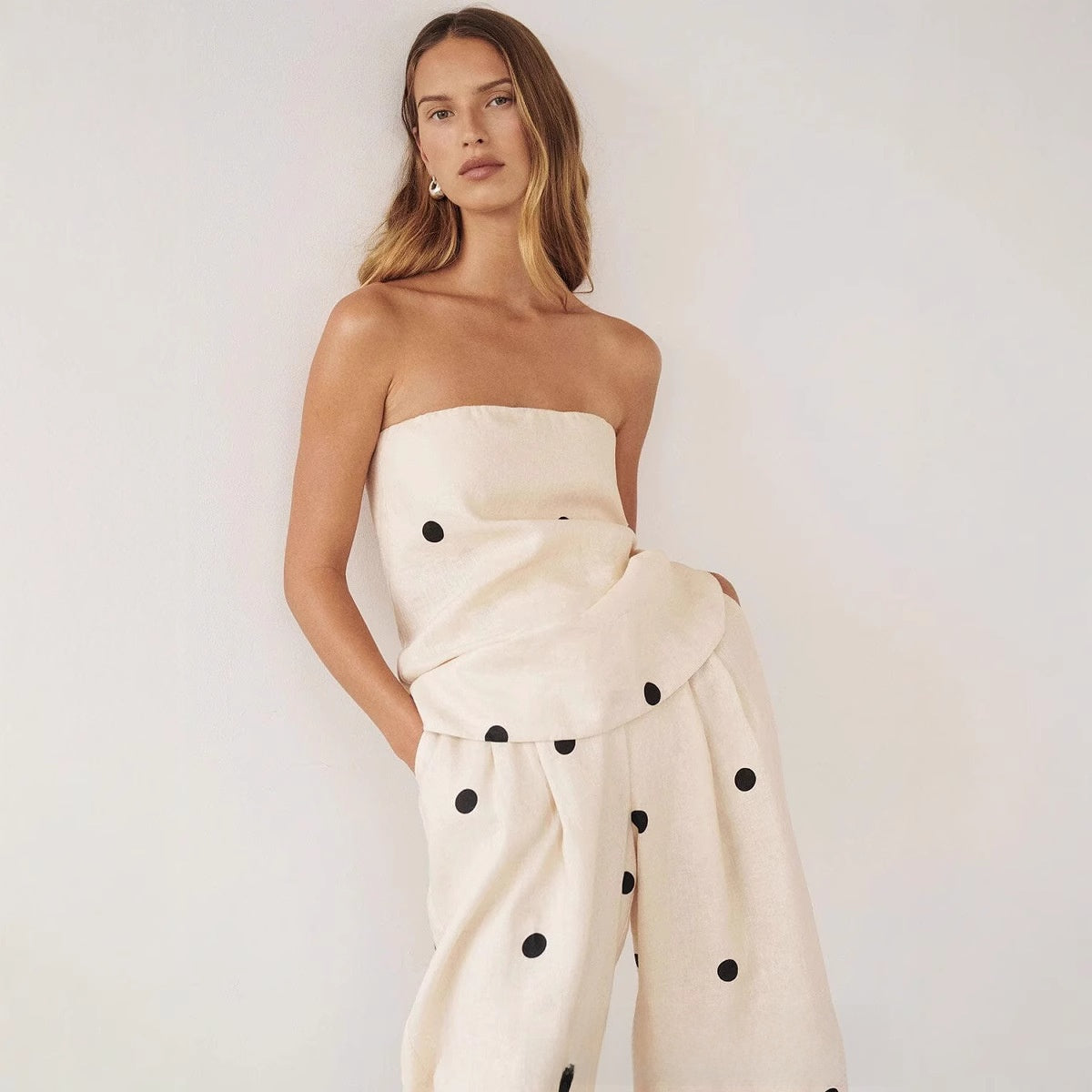 Casual set polka dots