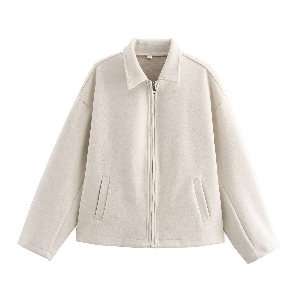 Retro Women's Long Sleeve Loose Fit Jacket