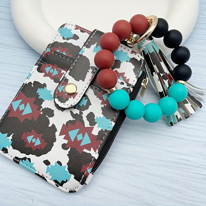 Silicone Leopard Print Sunflower Cow Pattern Bracelet