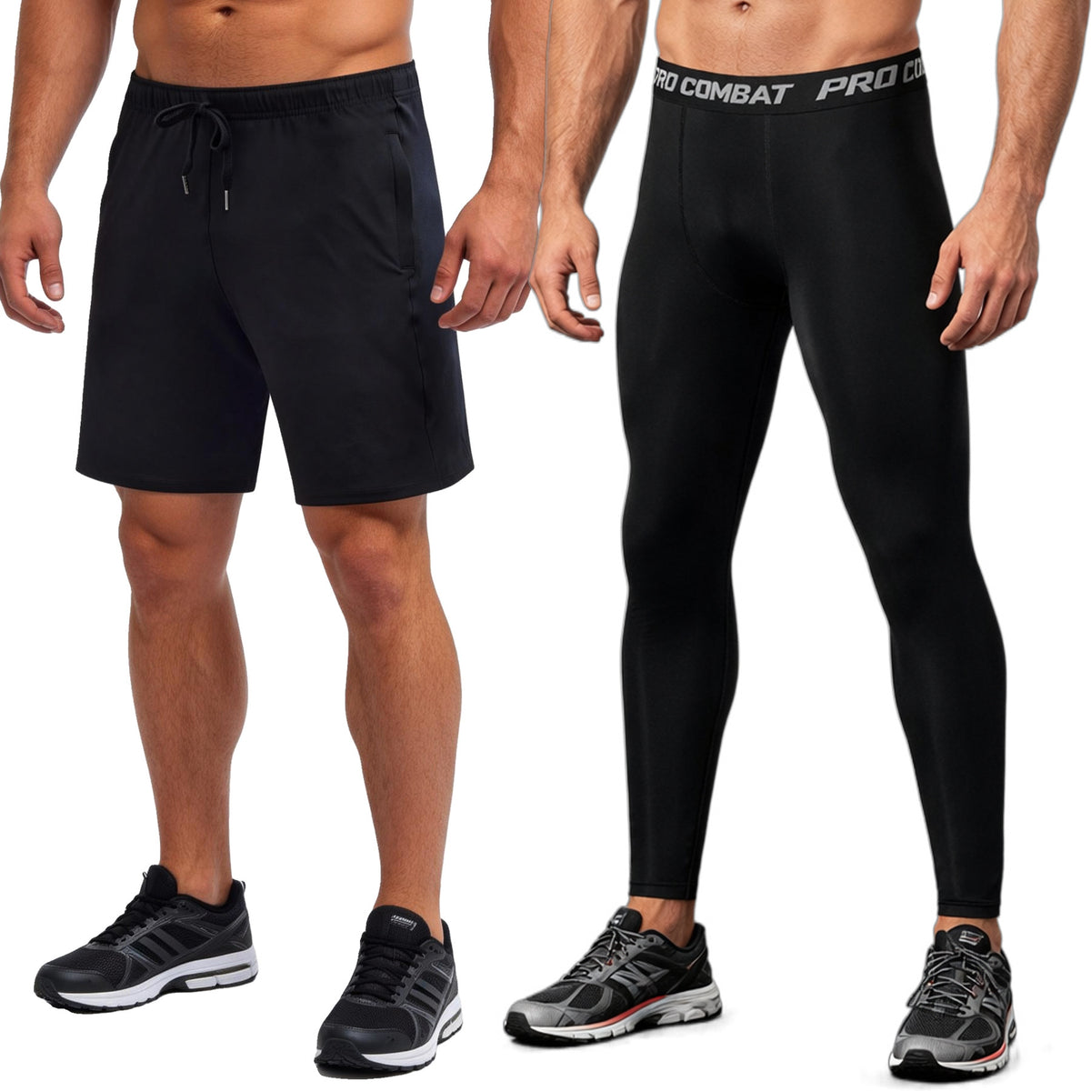 Mens Quick-Dry Elastic Training Shorts - Lightweight & Breathable