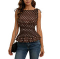 Polka Dot Slim Fit Tank Top