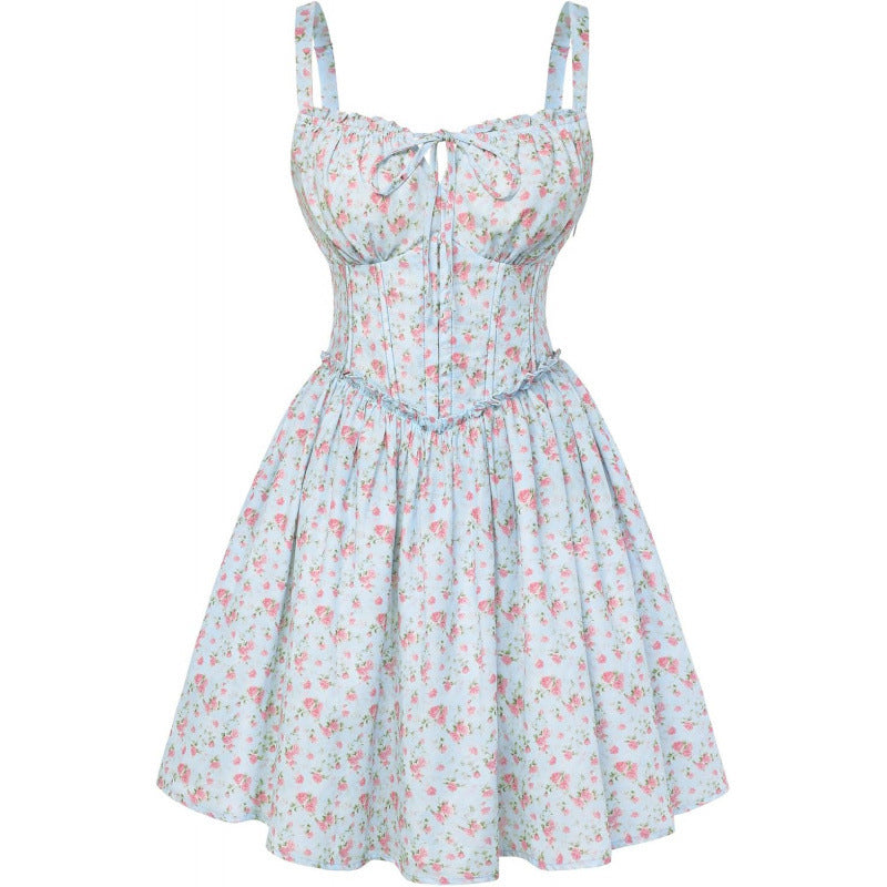 Meadowmuse Floral A-Line Dress