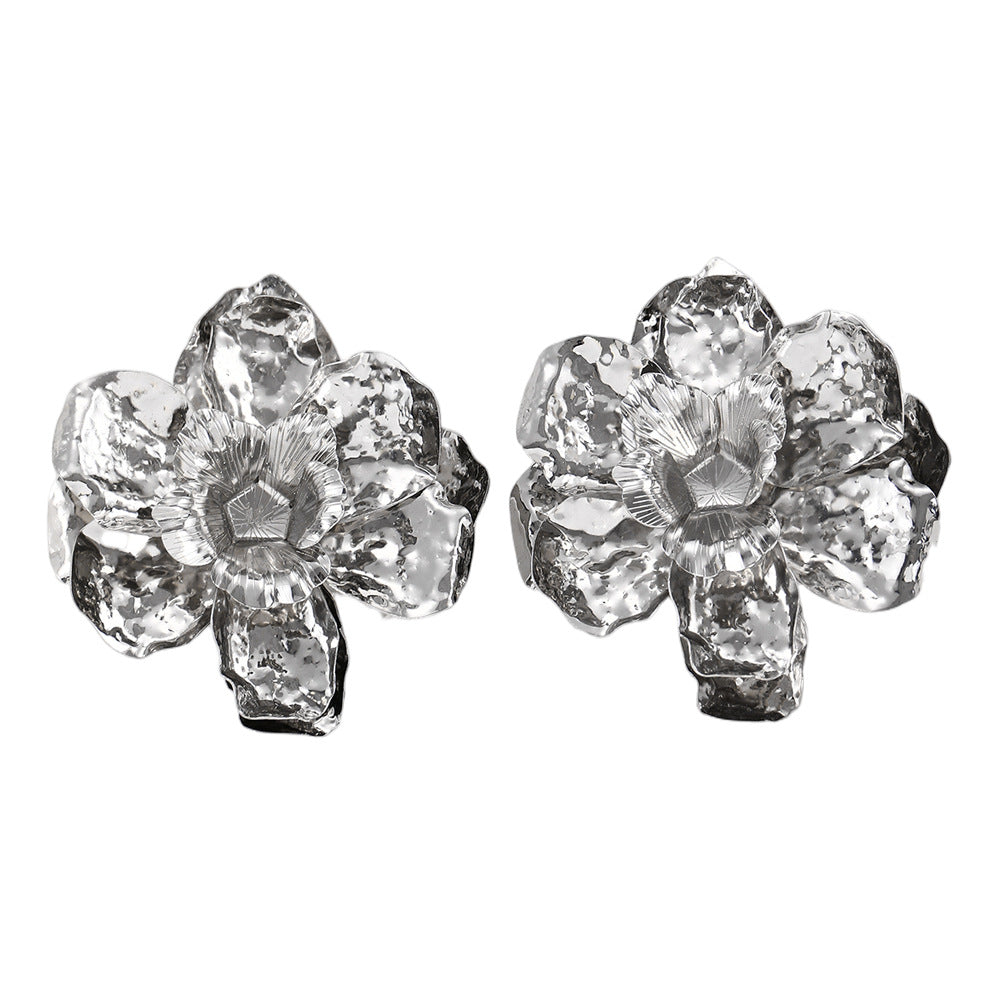 Fashion Floral Frosted Earrings for Women