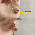 Valentine's Day Rose Necklace