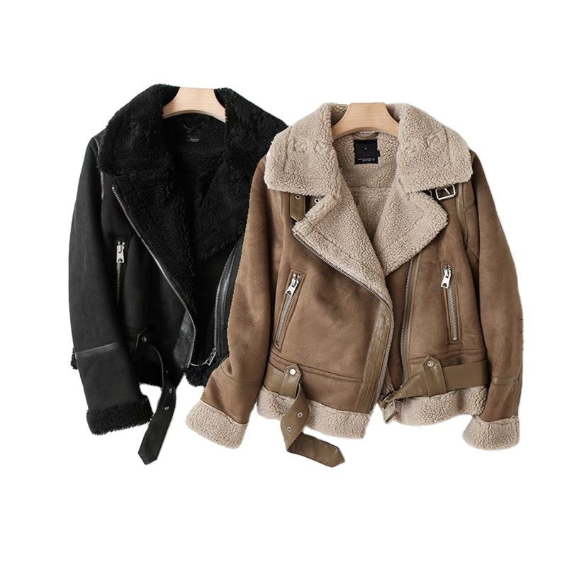 Womens Faux Leather Jacket
