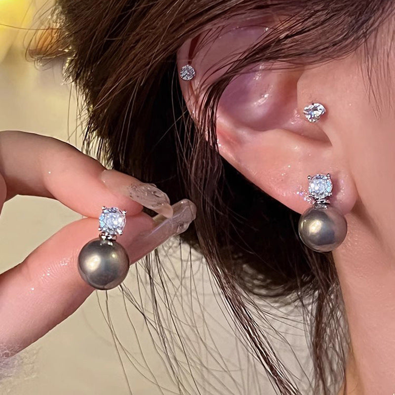 LunaPearl Butterfly Earrings Sterling Silver