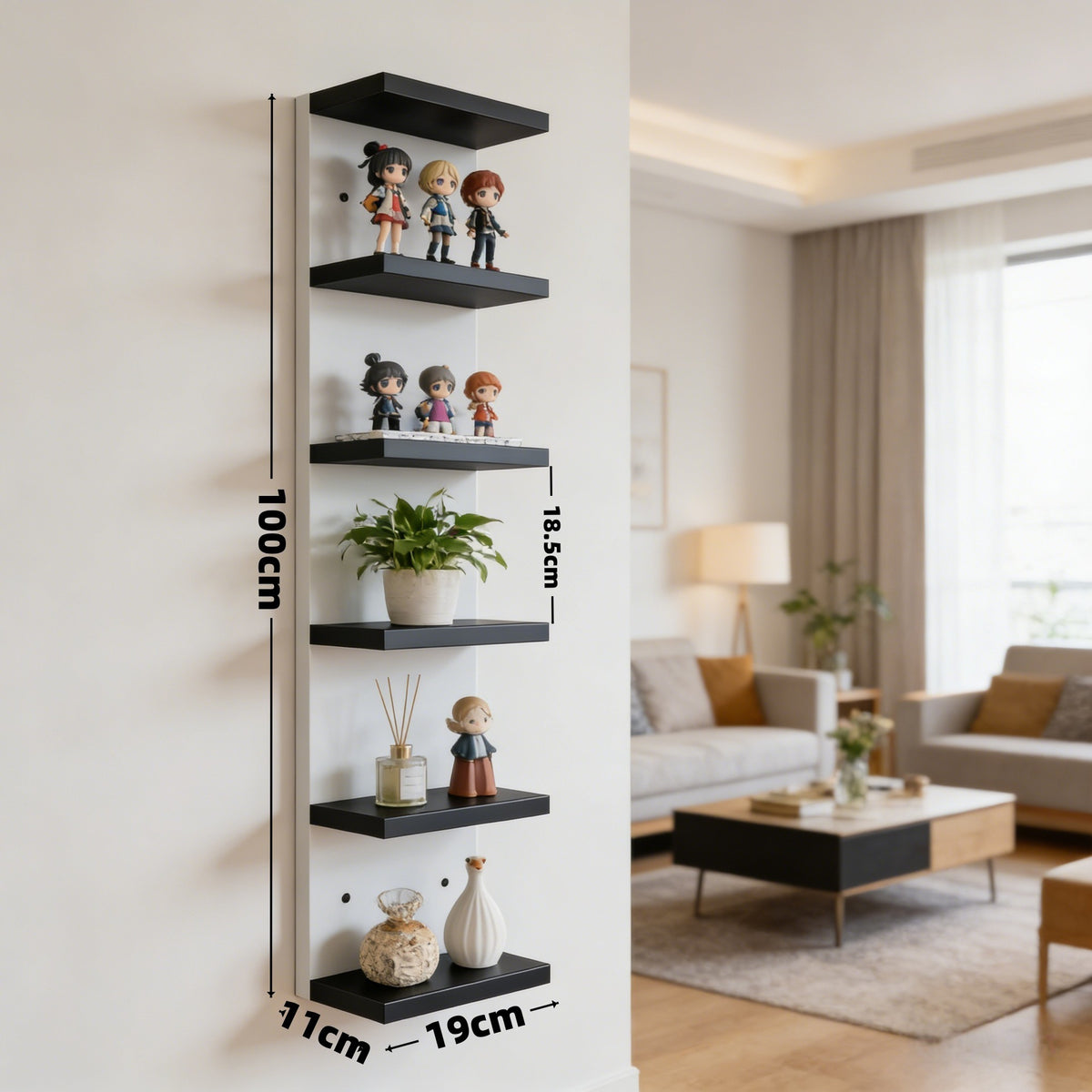 Multi Layer Wall Mounted Storage Shelf