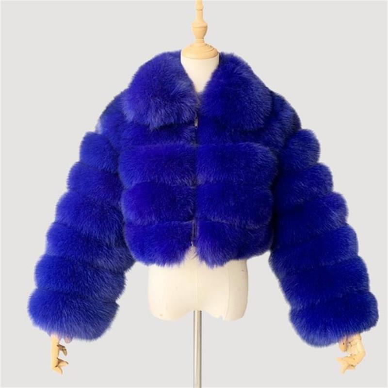 Womens Faux Fur Winter Coat